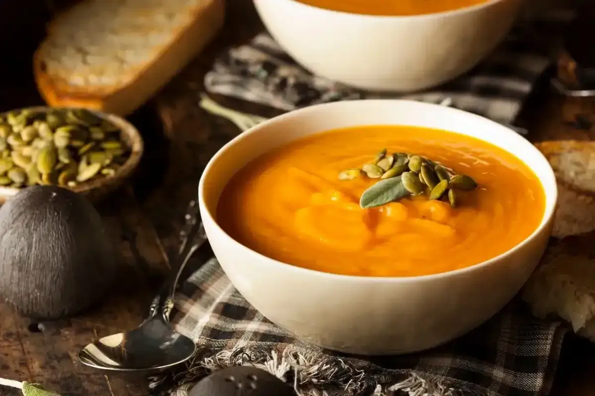Ingrédients soupe butternut Cookeo