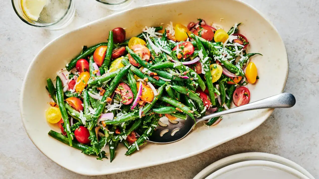 Salade composée haricots verts