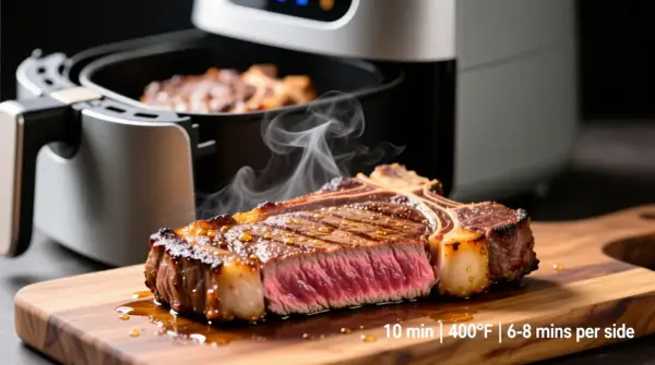Burger Air Fryer : Le Secret d'un Steak Juteux et Parfait